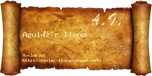 Agulár Ilona névjegykártya